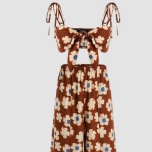 Retro floral matching set